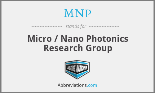 What does np photonics stand for?